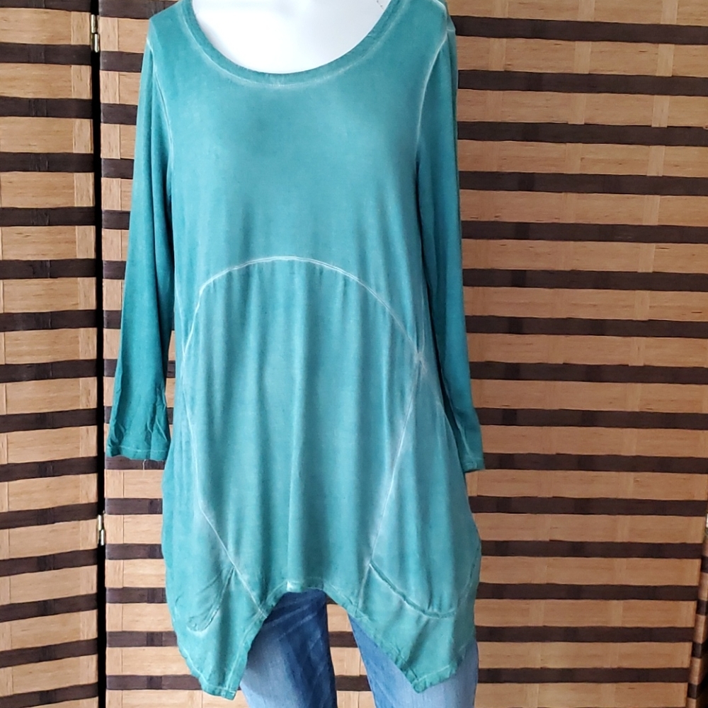 Democracy Assemetrical Tunic With Pockets